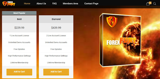 Forex Fury Price Packages